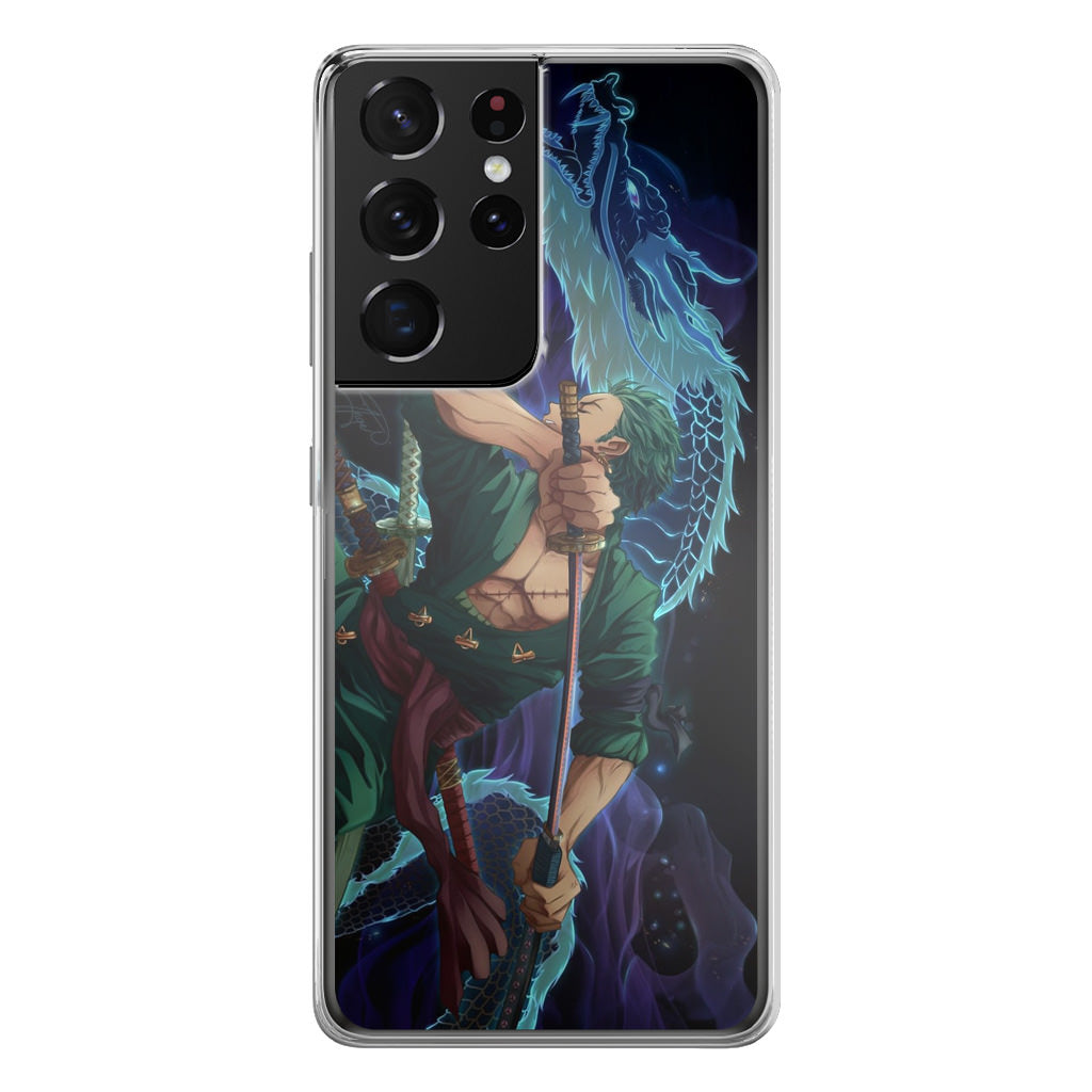 Santoryu Dragon Zoro Galaxy S21 Ultra Case