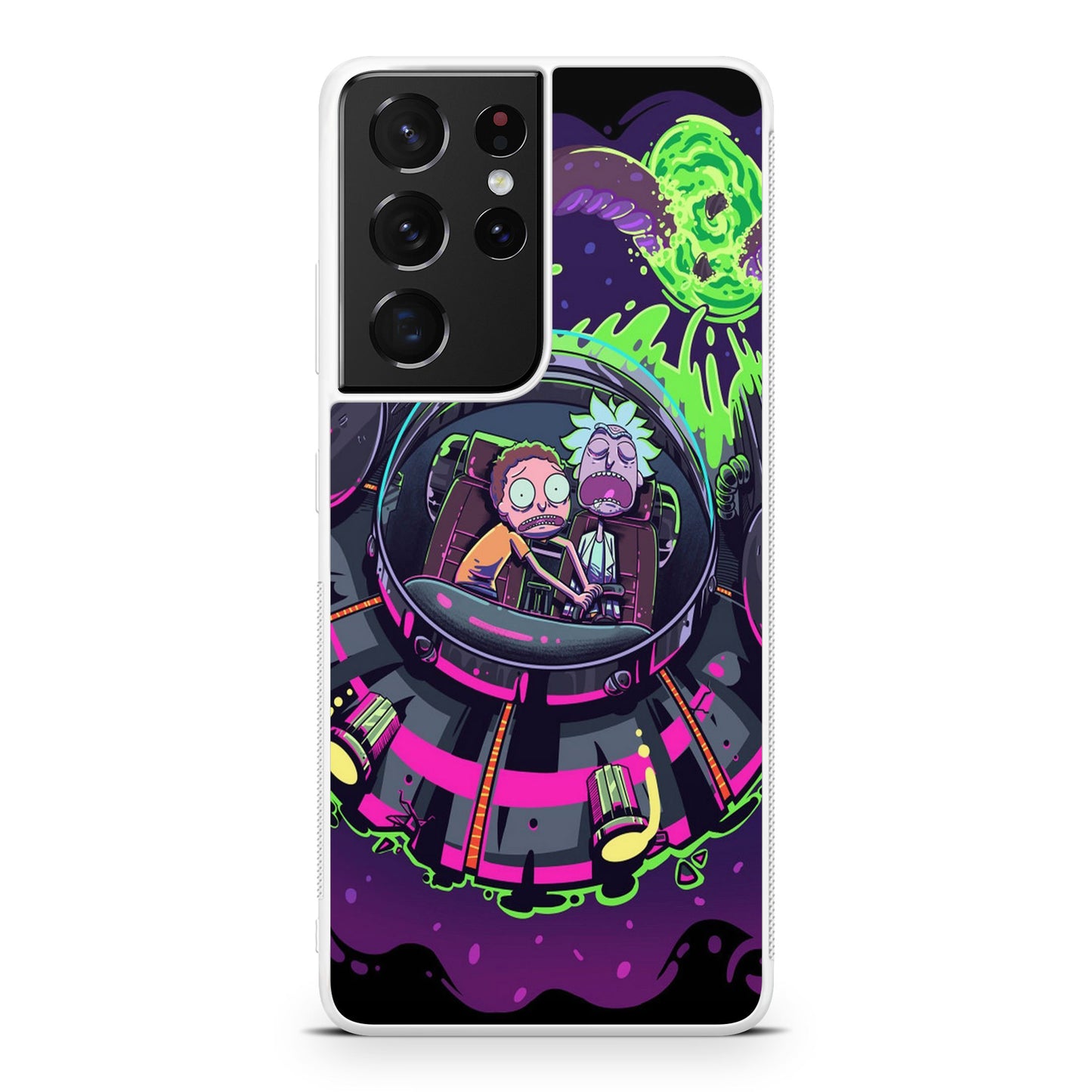 Rick And Morty Spaceship Galaxy S21 Ultra Case