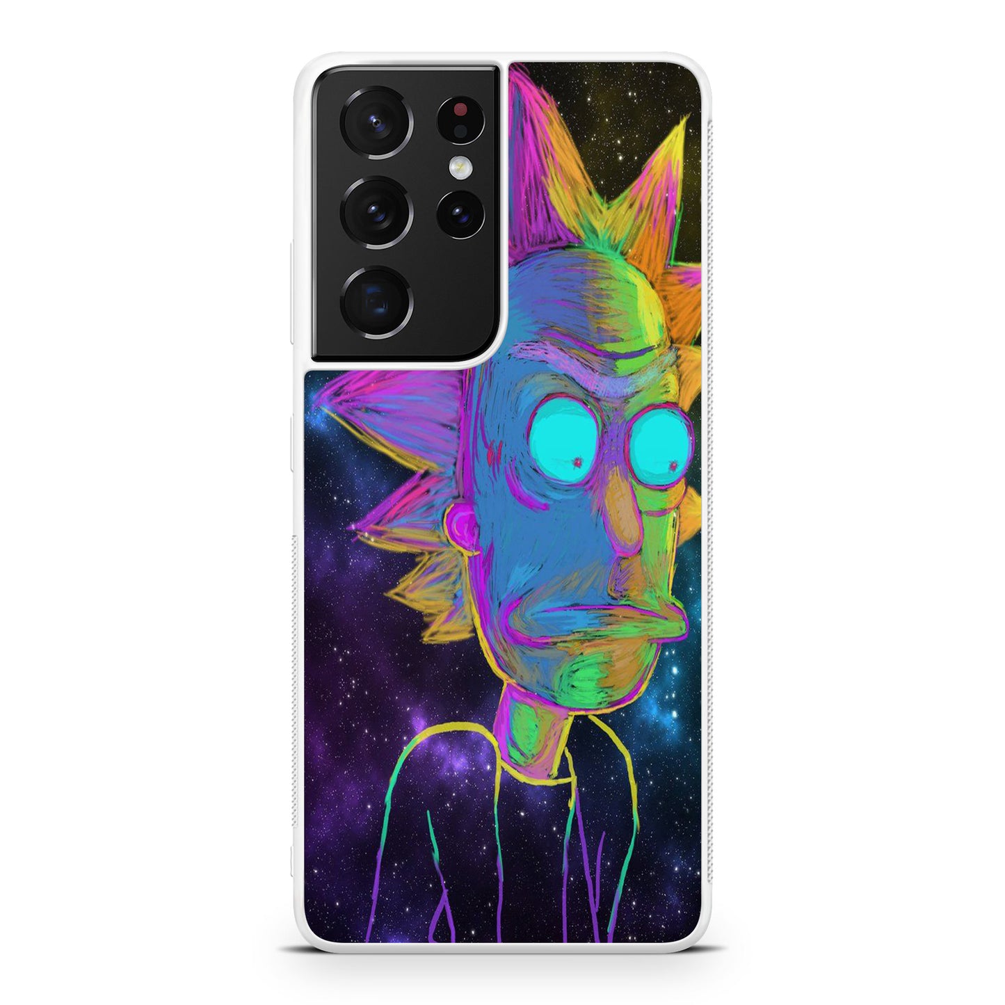 Rick Colorful Crayon Space Galaxy S21 Ultra Case