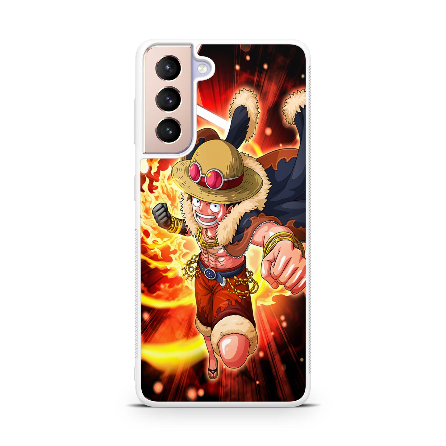 Luffy Red Hawk Punch Galaxy S21 / S21 Plus / S21 FE 5G Case