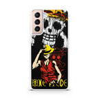 Monkey D Luffy Paint Art Galaxy S21 / S21 Plus / S21 FE 5G Case