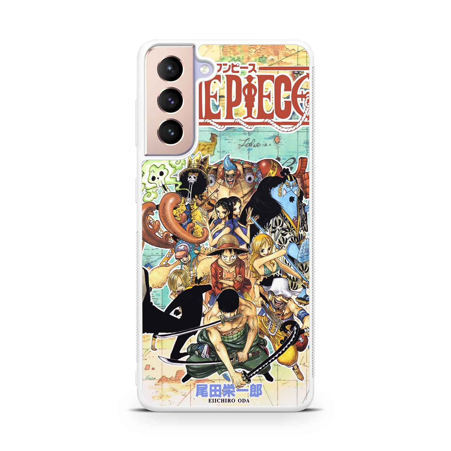 One Piece Comic Straw Hat Pirate Galaxy S21 / S21 Plus / S21 FE 5G Case