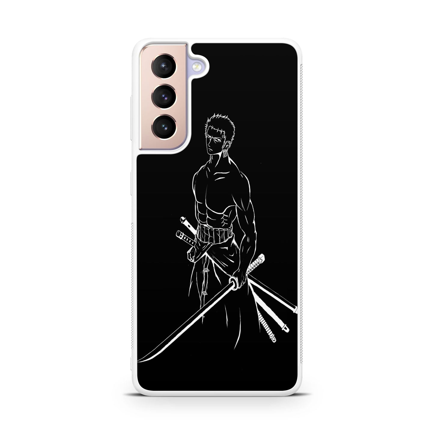 Roronoa Zoro Outlines Galaxy S21 / S21 Plus / S21 FE 5G Case