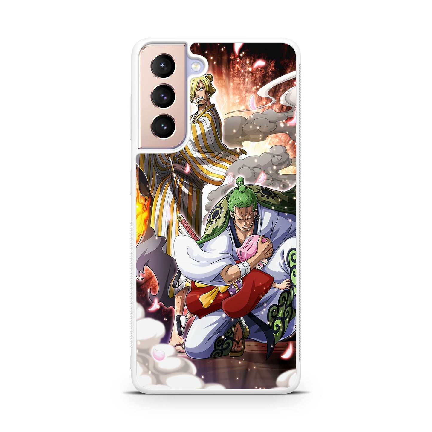 Sanji And Zoro Saving Otoko Galaxy S21 / S21 Plus / S21 FE 5G Case