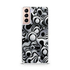 Abstract Art Black White Galaxy S21 / S21 Plus / S21 FE 5G Case