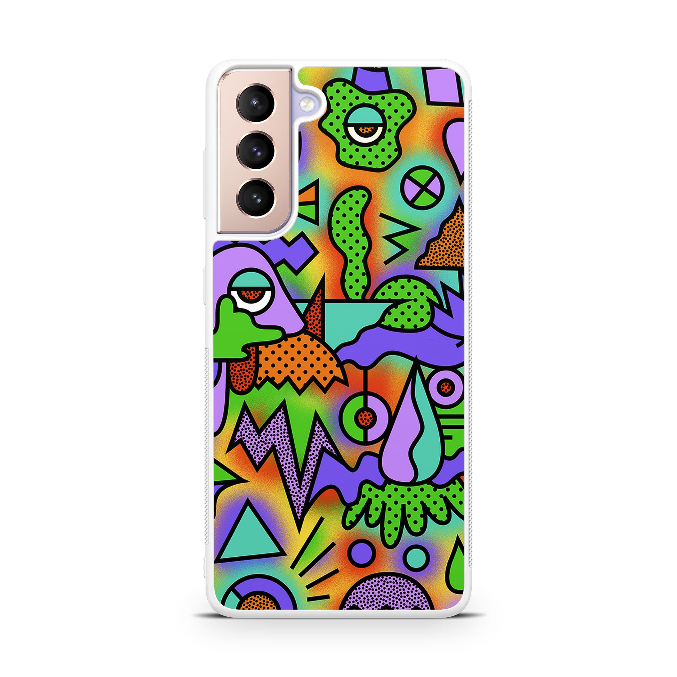 Abstract Colorful Doodle Art Galaxy S21 / S21 Plus / S21 FE 5G Case