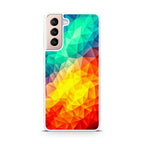Abstract Multicolor Cubism Painting Galaxy S21 / S21 Plus / S21 FE 5G Case