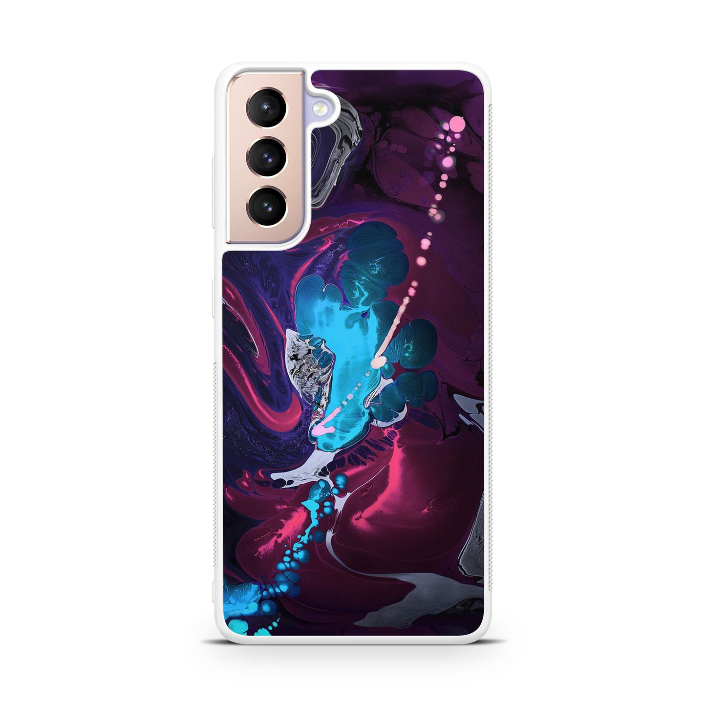 Abstract Purple Blue Art Galaxy S21 / S21 Plus / S21 FE 5G Case