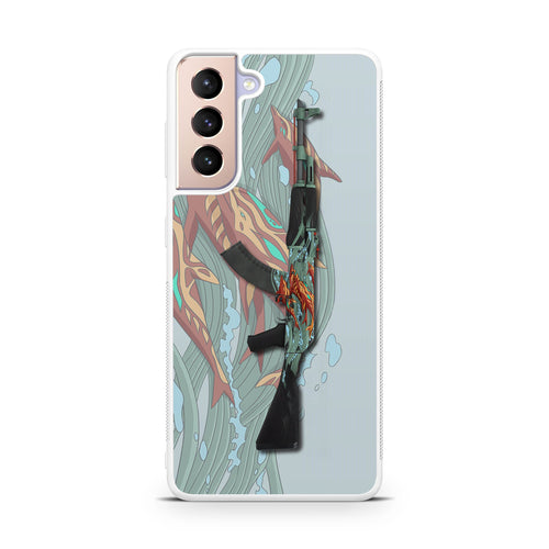 AK-47 Aquamarine Revenge Galaxy S21 / S21 Plus / S21 FE 5G Case