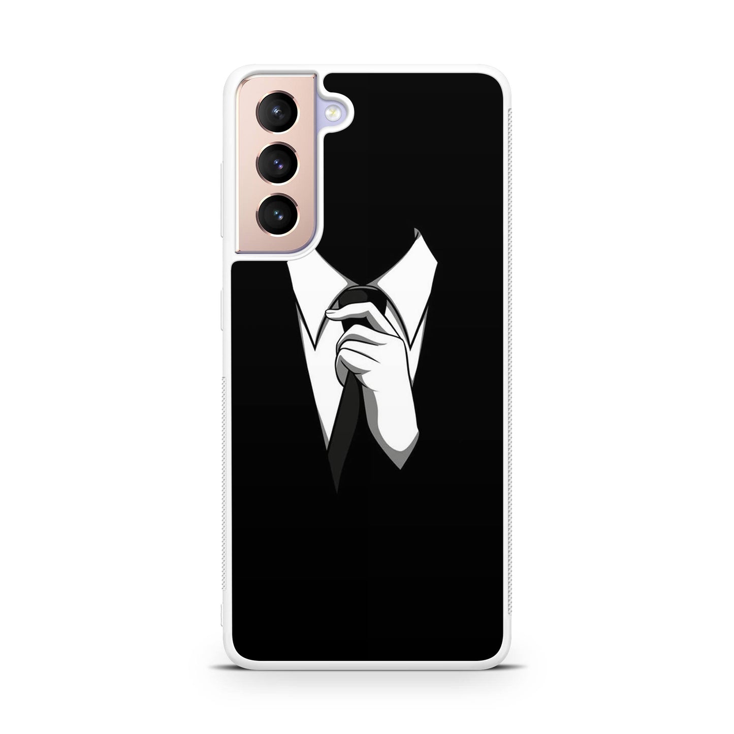 Anonymous Black White Tie Galaxy S21 / S21 Plus / S21 FE 5G Case