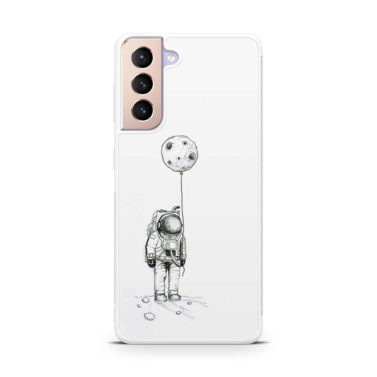 Astronaut Moon Balloon Galaxy S21 / S21 Plus / S21 FE 5G Case