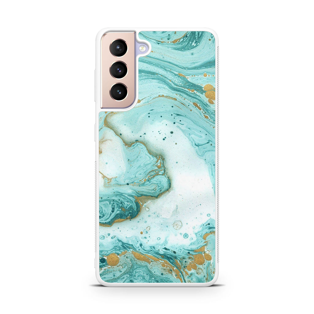 Azure Water Glitter Galaxy S21 / S21 Plus / S21 FE 5G Case