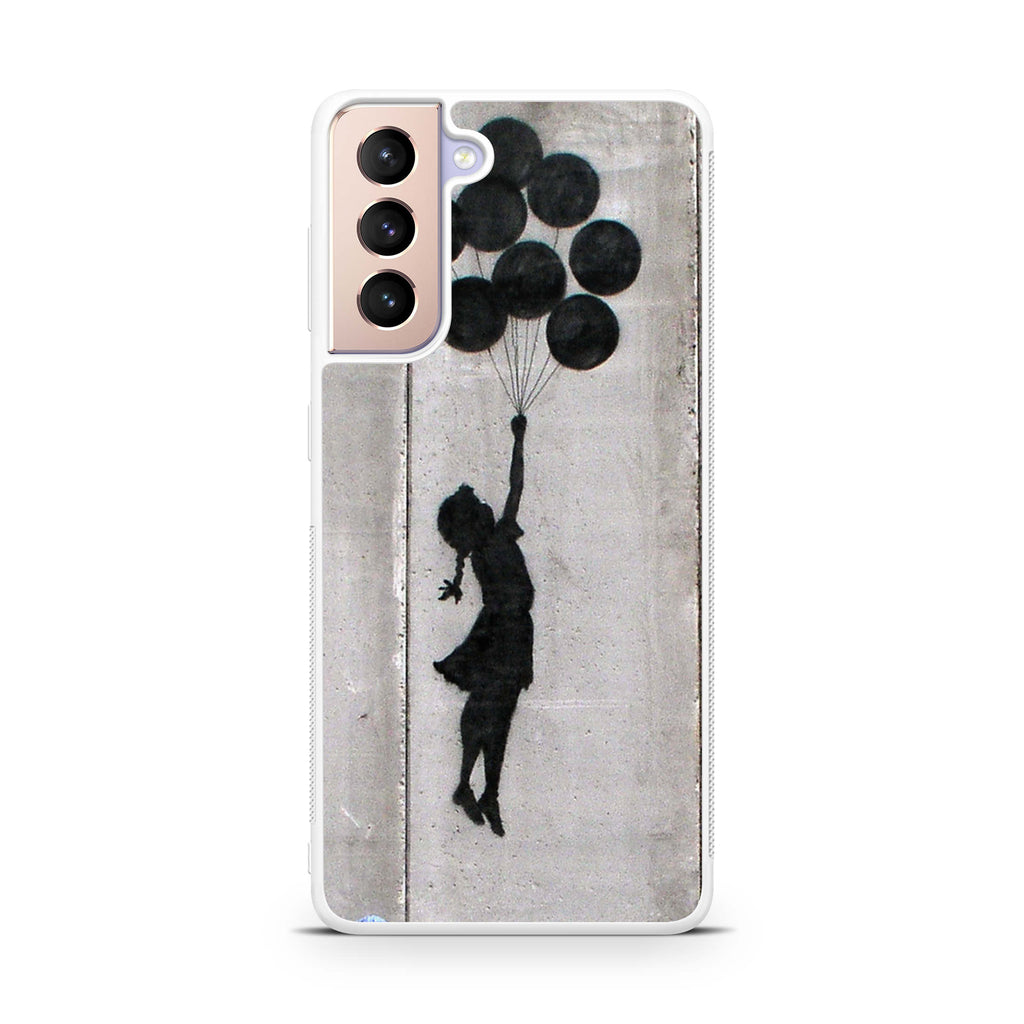 Banksy Girl With Balloons Galaxy S21 / S21 Plus / S21 FE 5G Case