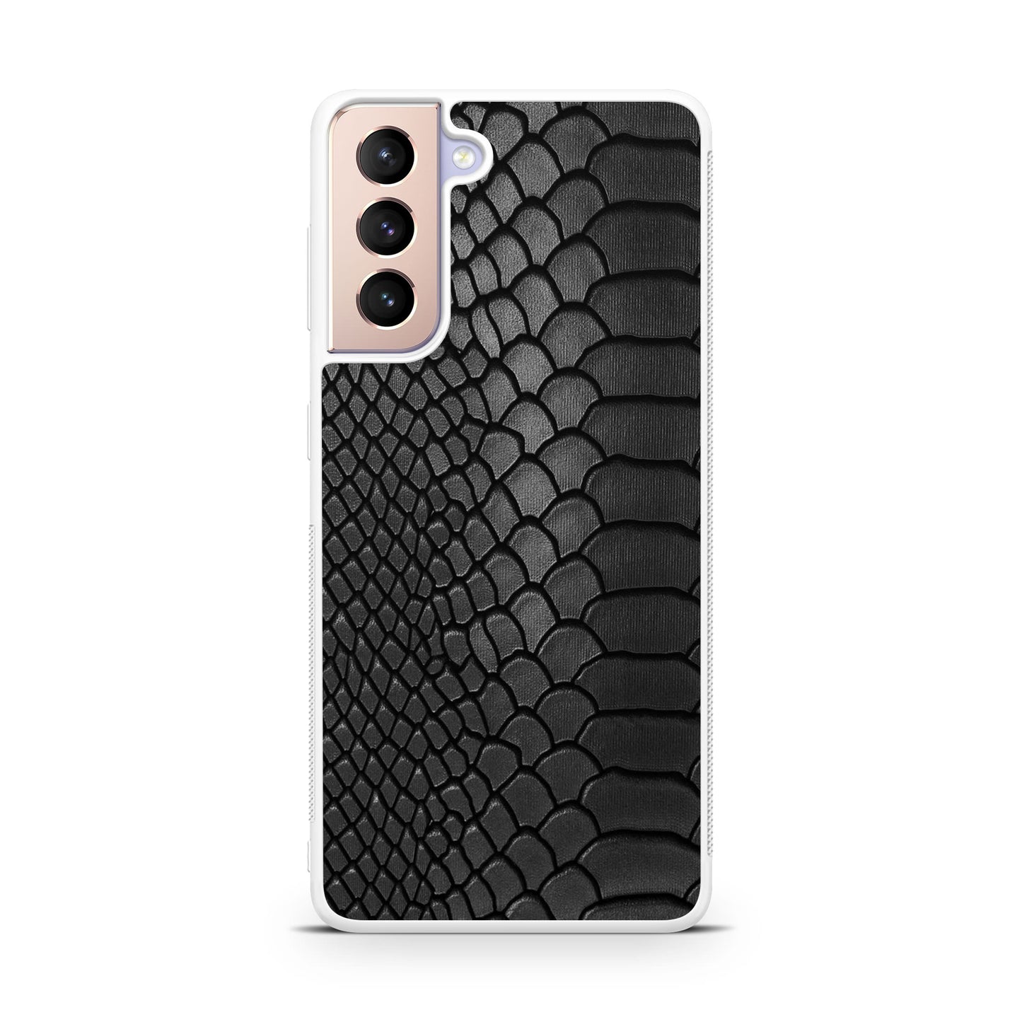 Black Snake Skin Texture Galaxy S21 / S21 Plus / S21 FE 5G Case