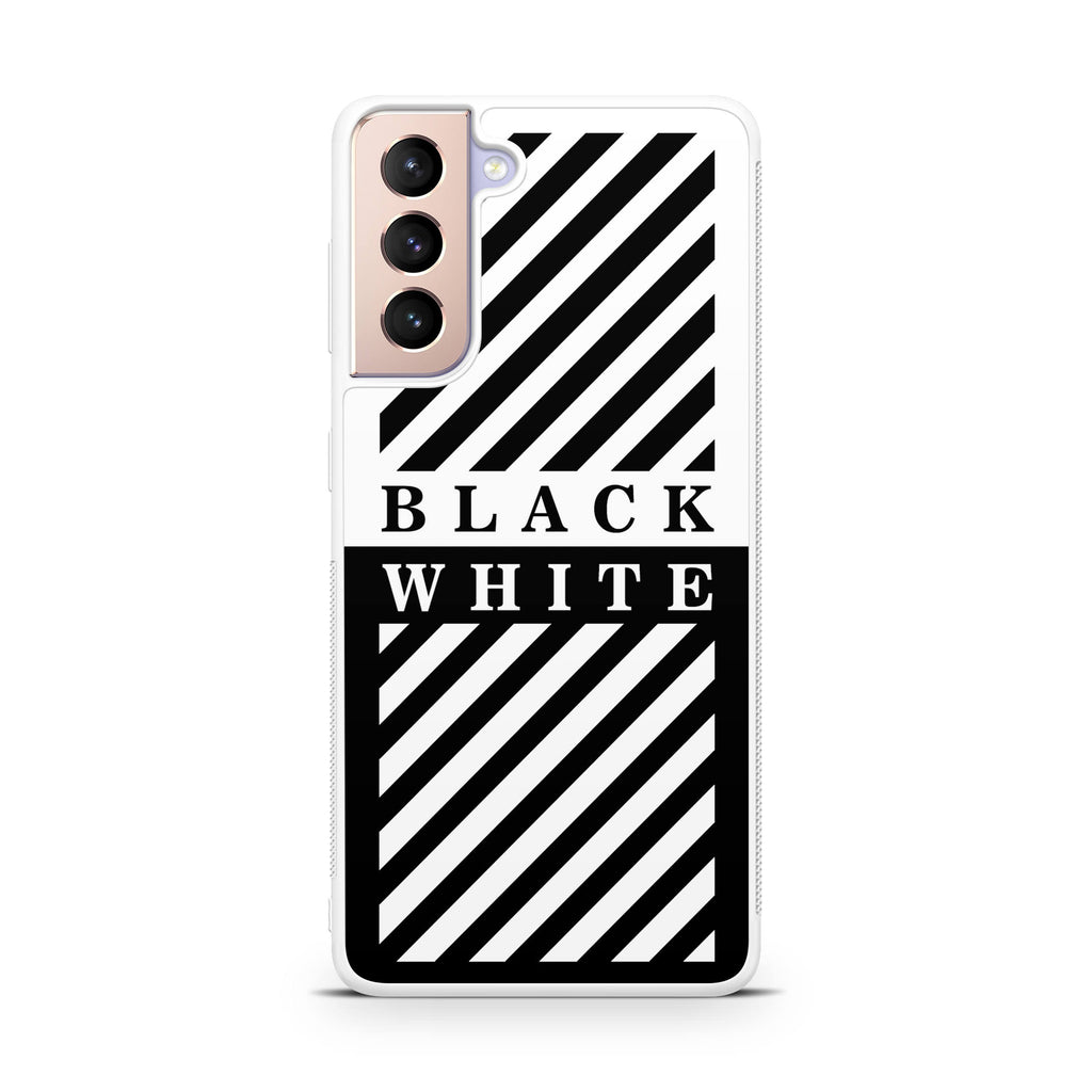 Black White Stripes Galaxy S21 / S21 Plus / S21 FE 5G Case