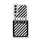Black White Stripes Galaxy S21 / S21 Plus / S21 FE 5G Case
