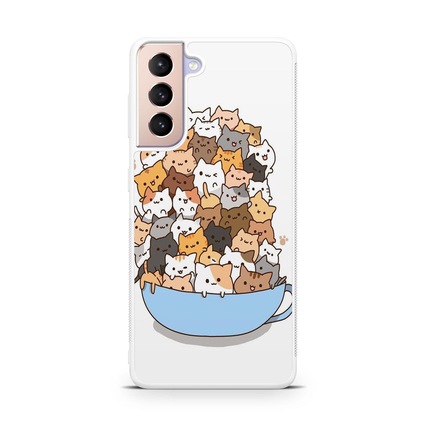 Cats on A Bowl Galaxy S21 / S21 Plus / S21 FE 5G Case