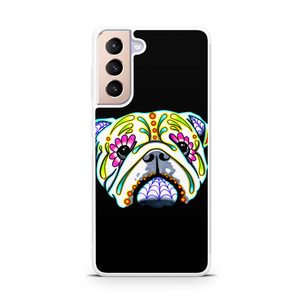 Colorful Bulldog Art Galaxy S21 / S21 Plus / S21 FE 5G Case