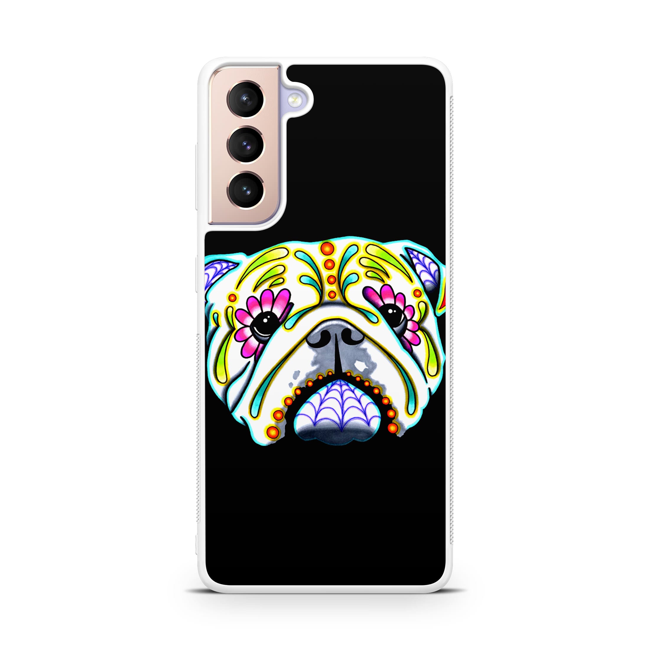 Colorful Bulldog Art Galaxy S21 / S21 Plus / S21 FE 5G Case