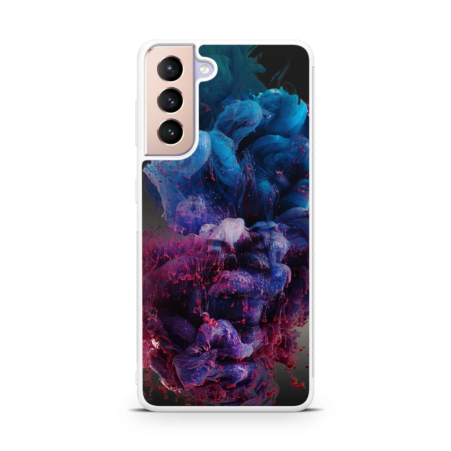 Colorful Dust Art on Black Galaxy S21 / S21 Plus / S21 FE 5G Case