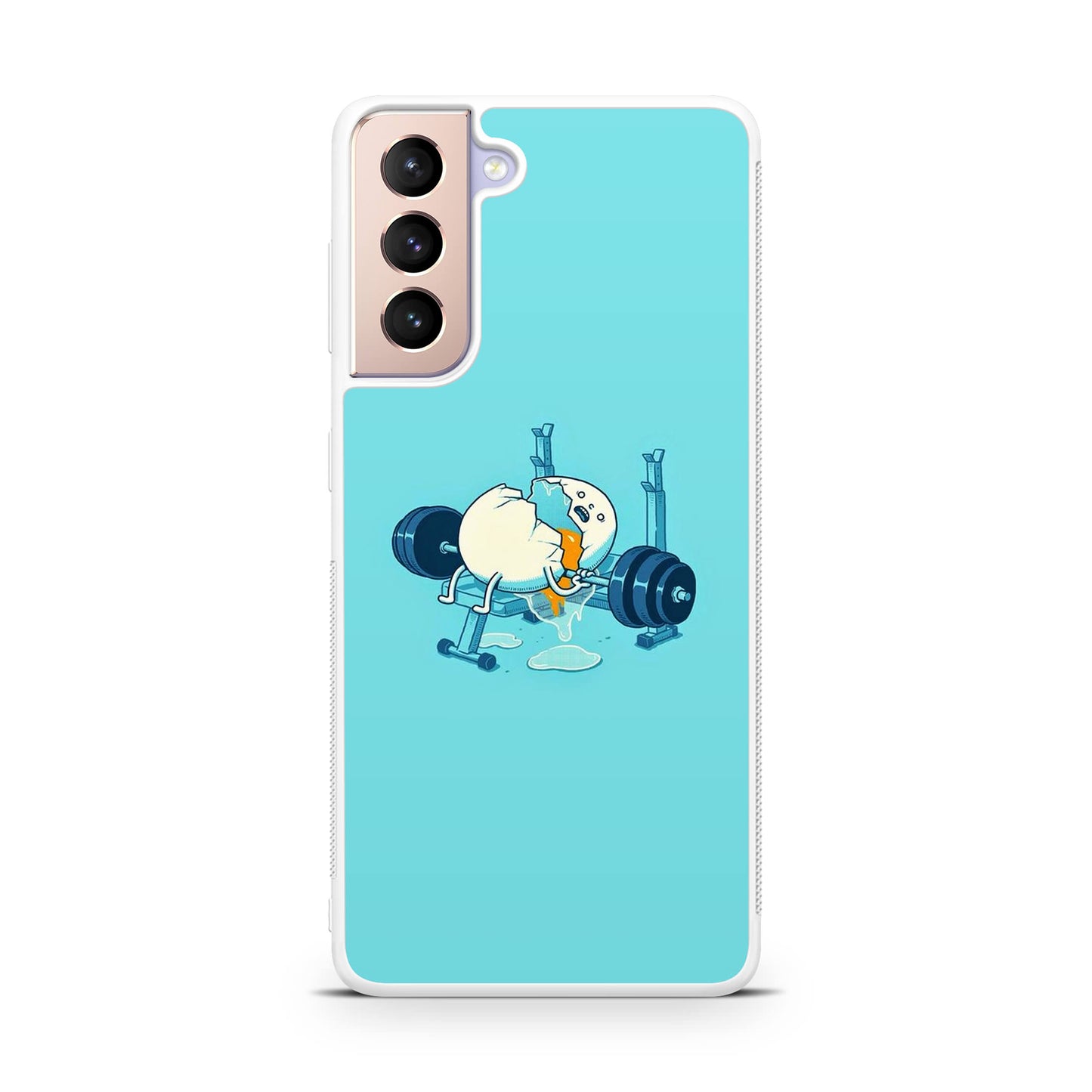 Egg Accident Workout Galaxy S21 / S21 Plus / S21 FE 5G Case