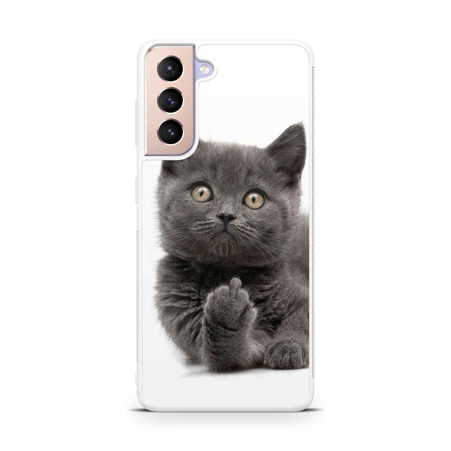 Finger British Shorthair Cat Galaxy S21 / S21 Plus / S21 FE 5G Case