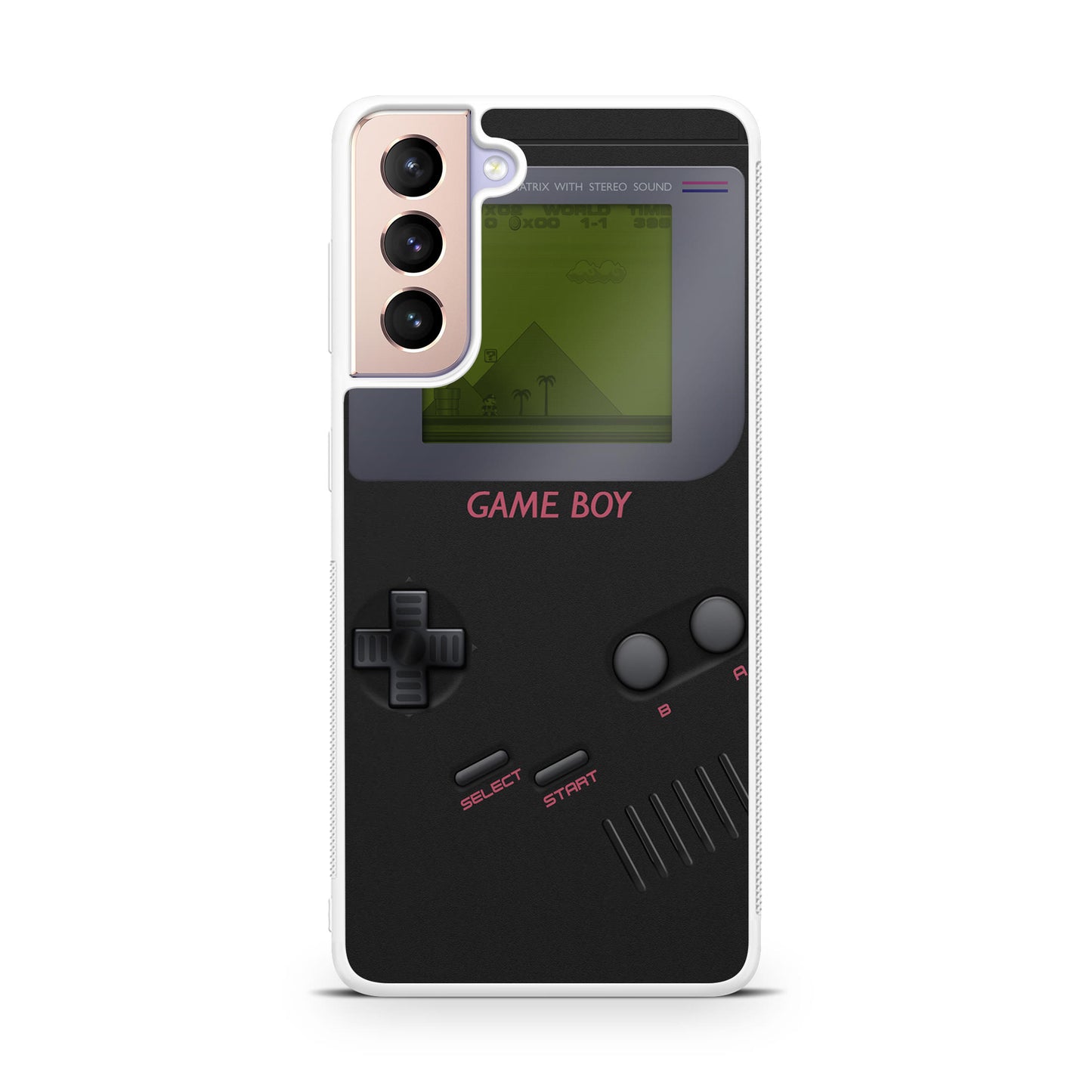 Game Boy Black Model Galaxy S21 / S21 Plus / S21 FE 5G Case