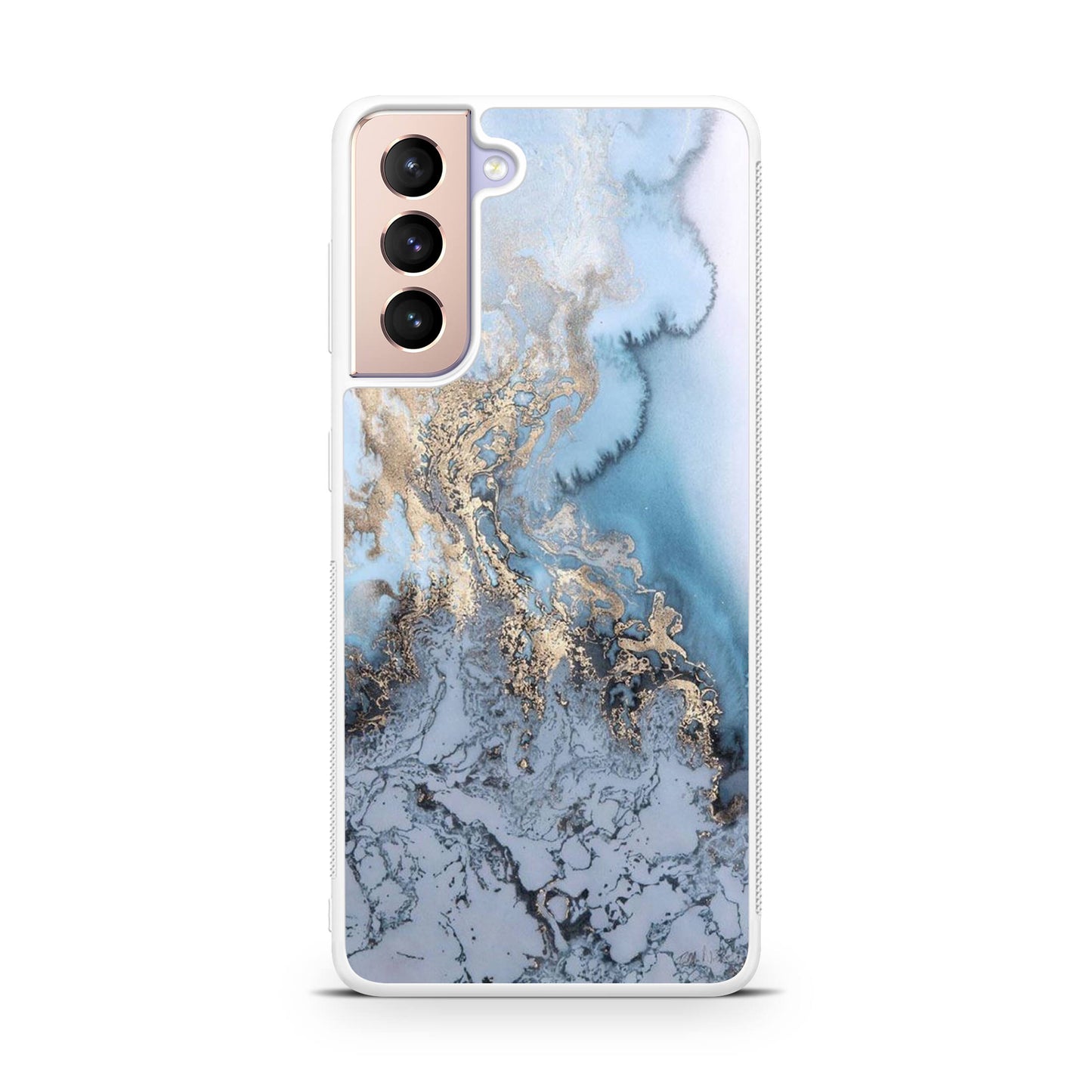 Golden Azure Marble Galaxy S21 / S21 Plus / S21 FE 5G Case