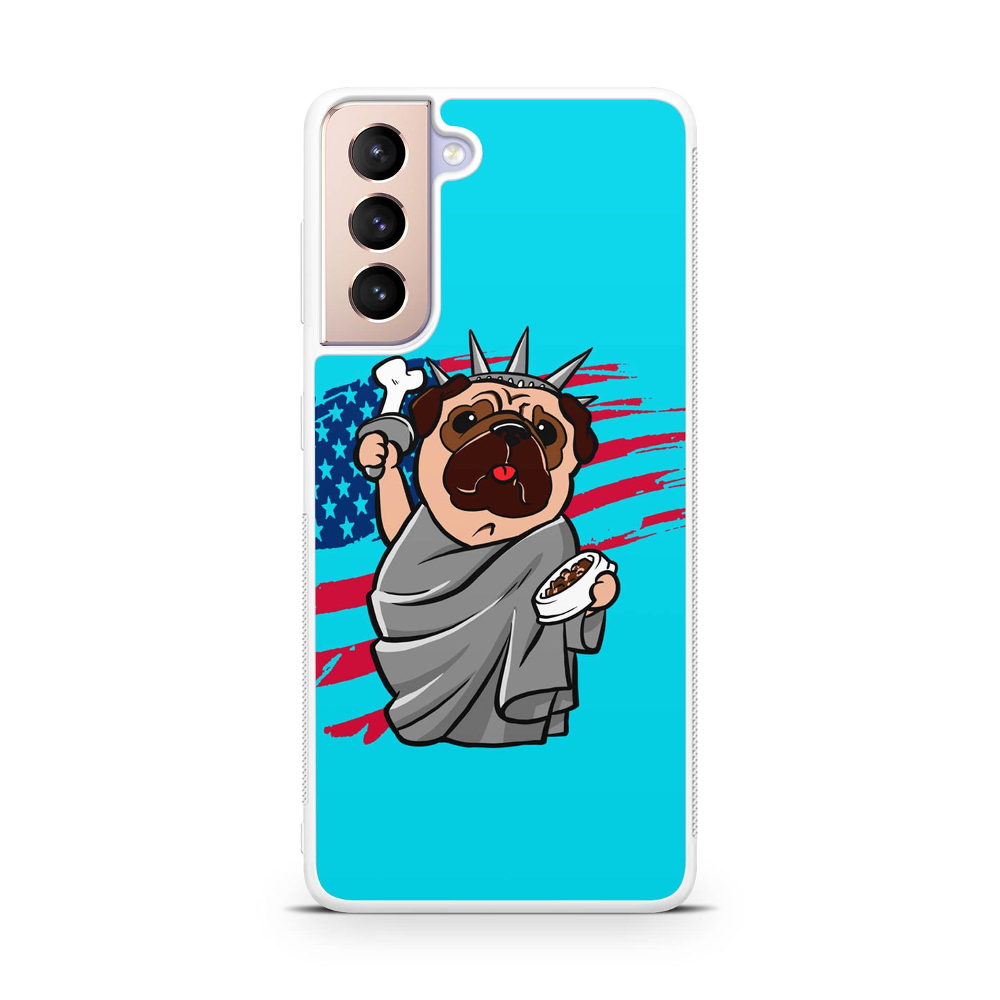 Independence Day Pug Galaxy S21 / S21 Plus / S21 FE 5G Case