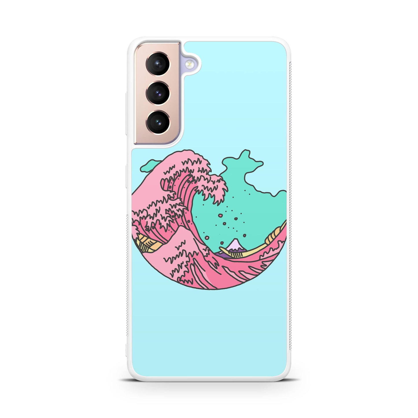 Japanese Pastel Wave Galaxy S21 / S21 Plus / S21 FE 5G Case