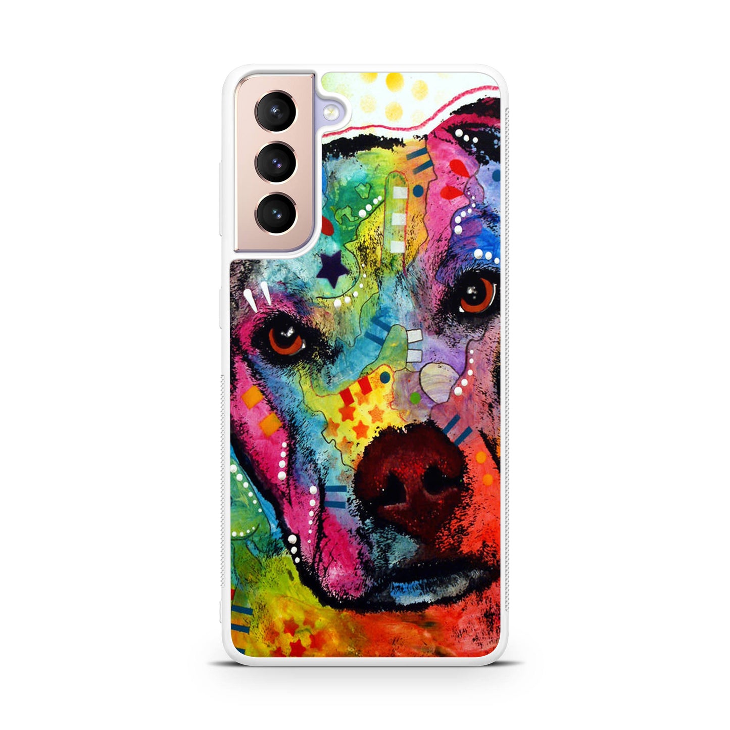 Pitbull Love Painting Galaxy S21 / S21 Plus / S21 FE 5G Case