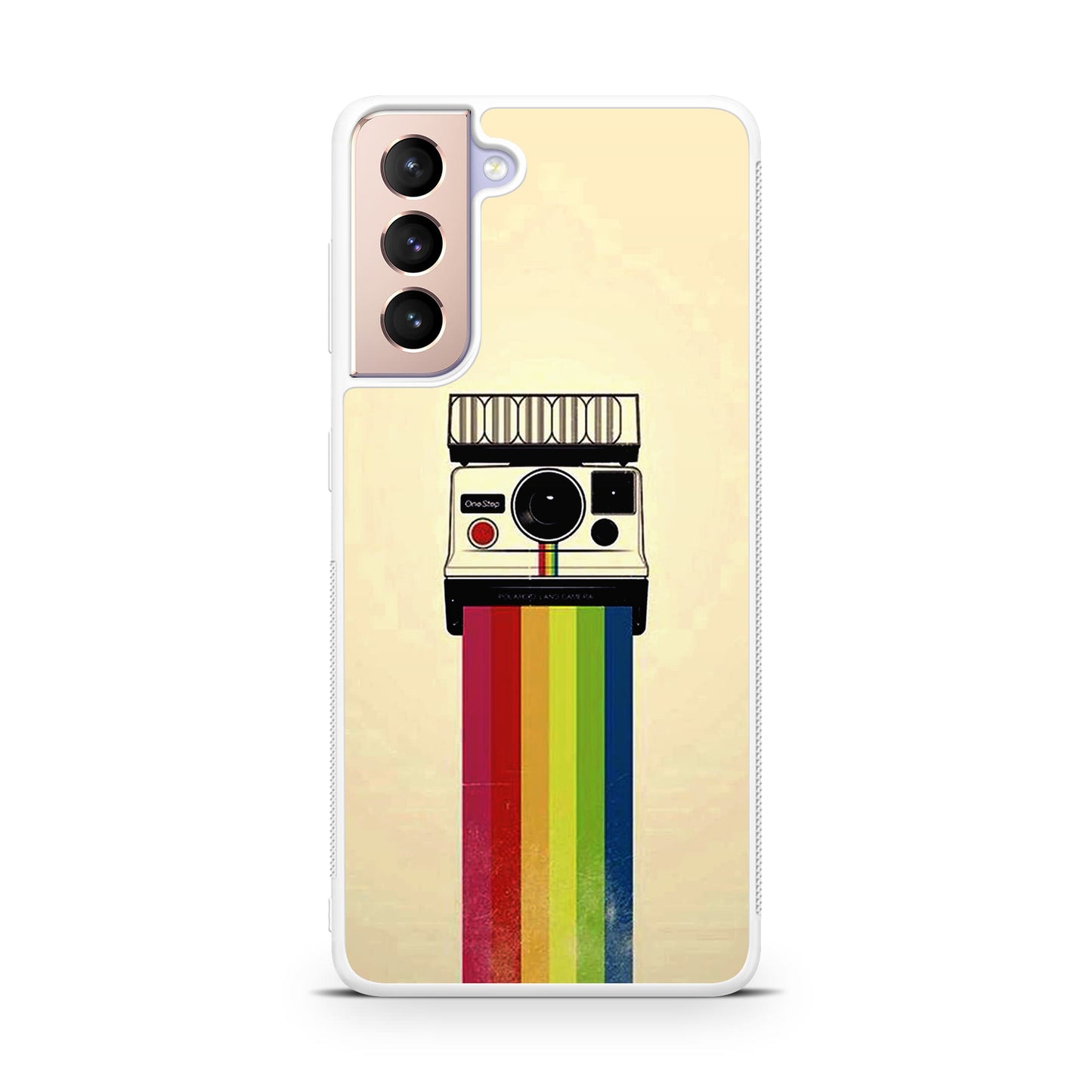 Polaroid Camera Colorful Rainbow Galaxy S21 / S21 Plus / S21 FE 5G Case