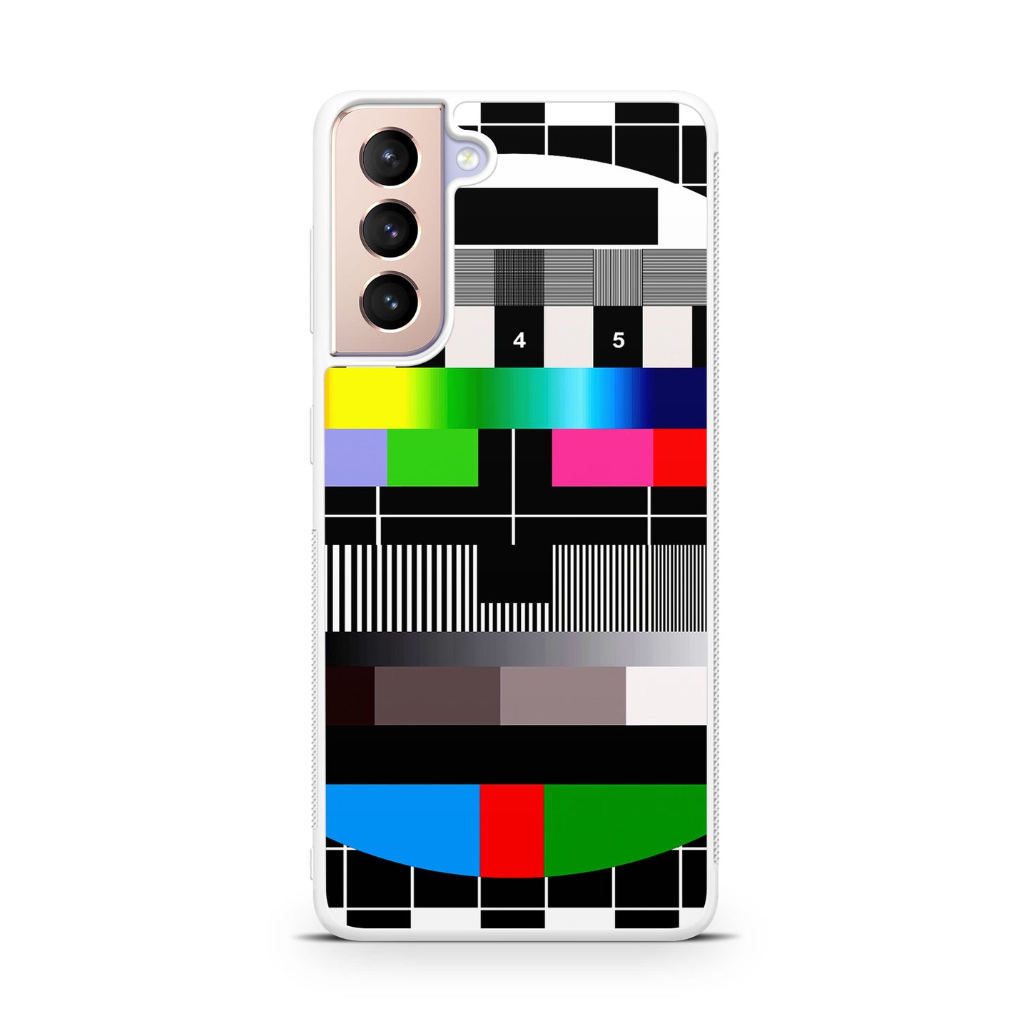 Scheme Pause TV Colorful Mesh Galaxy S21 / S21 Plus / S21 FE 5G Case