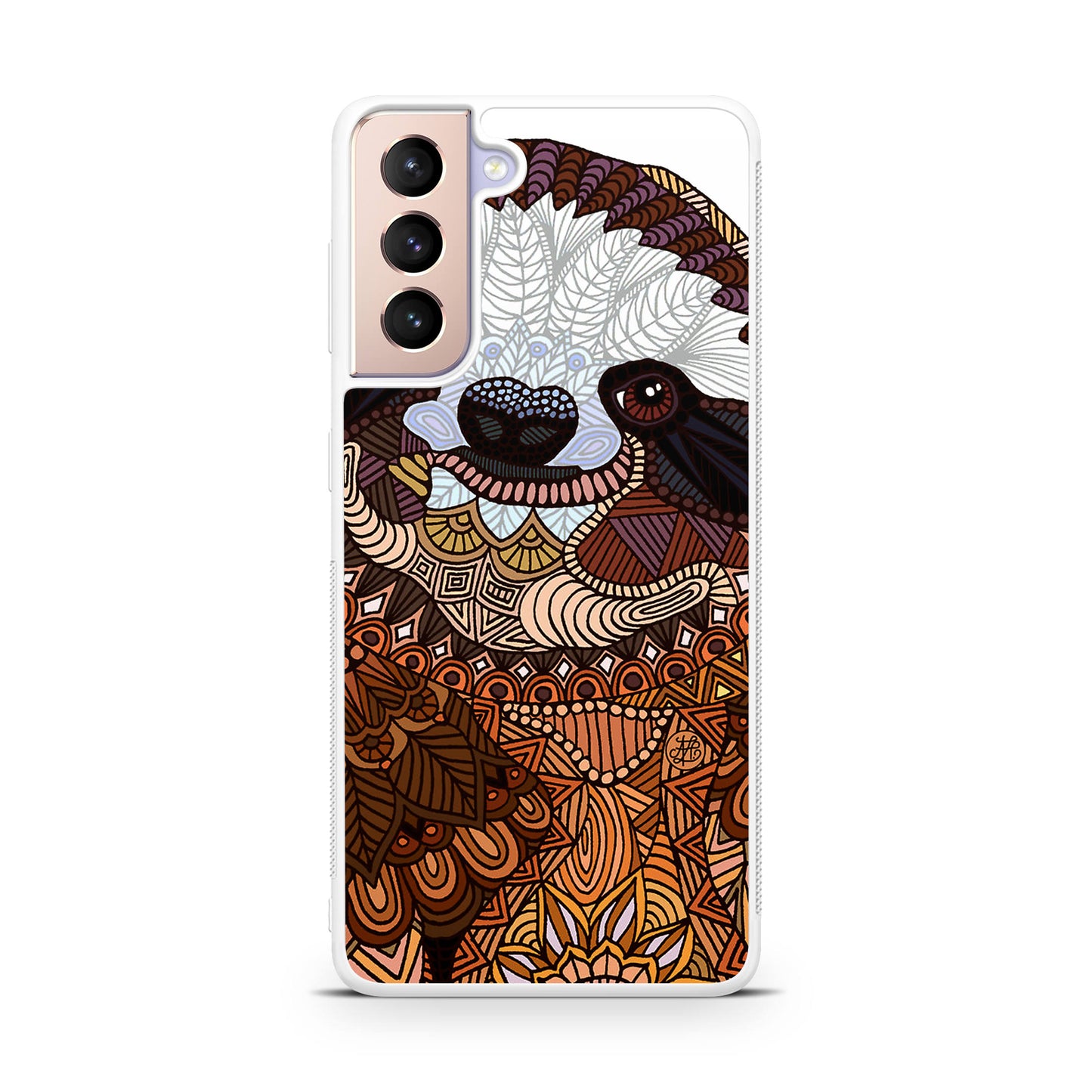 Sloth Ethnic Pattern Galaxy S21 / S21 Plus / S21 FE 5G Case