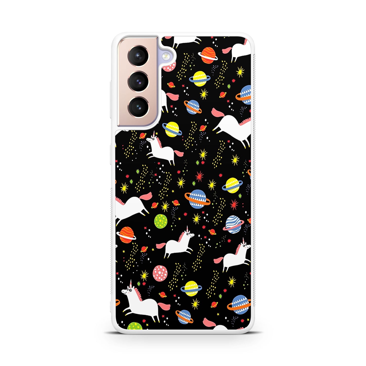 Space Unicorn Pattern Galaxy S21 / S21 Plus / S21 FE 5G Case