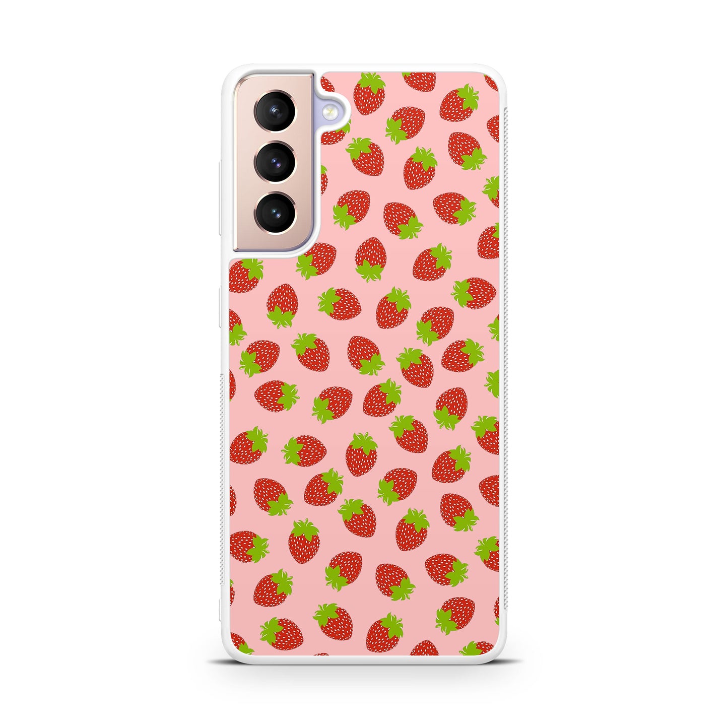 Strawberries Pattern Galaxy S21 / S21 Plus / S21 FE 5G Case