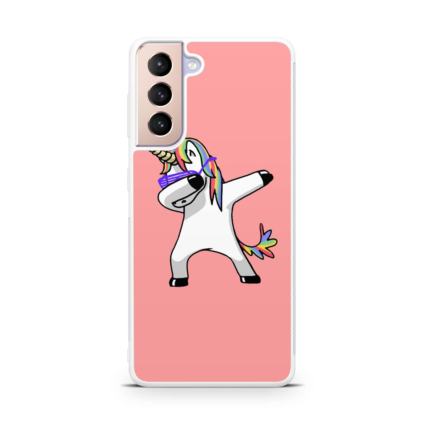 Unicorn Dabbing Pink Galaxy S21 / S21 Plus / S21 FE 5G Case