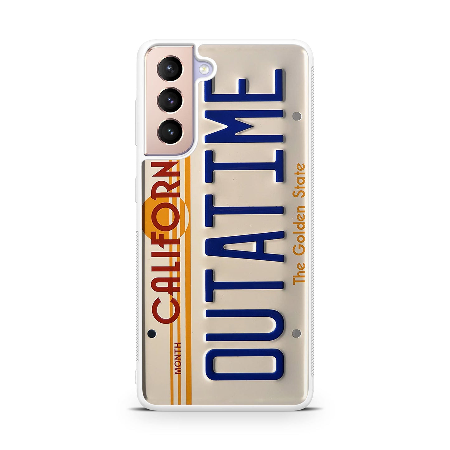 Back to the Future License Plate Outatime Galaxy S21 / S21 Plus / S21 FE 5G Case