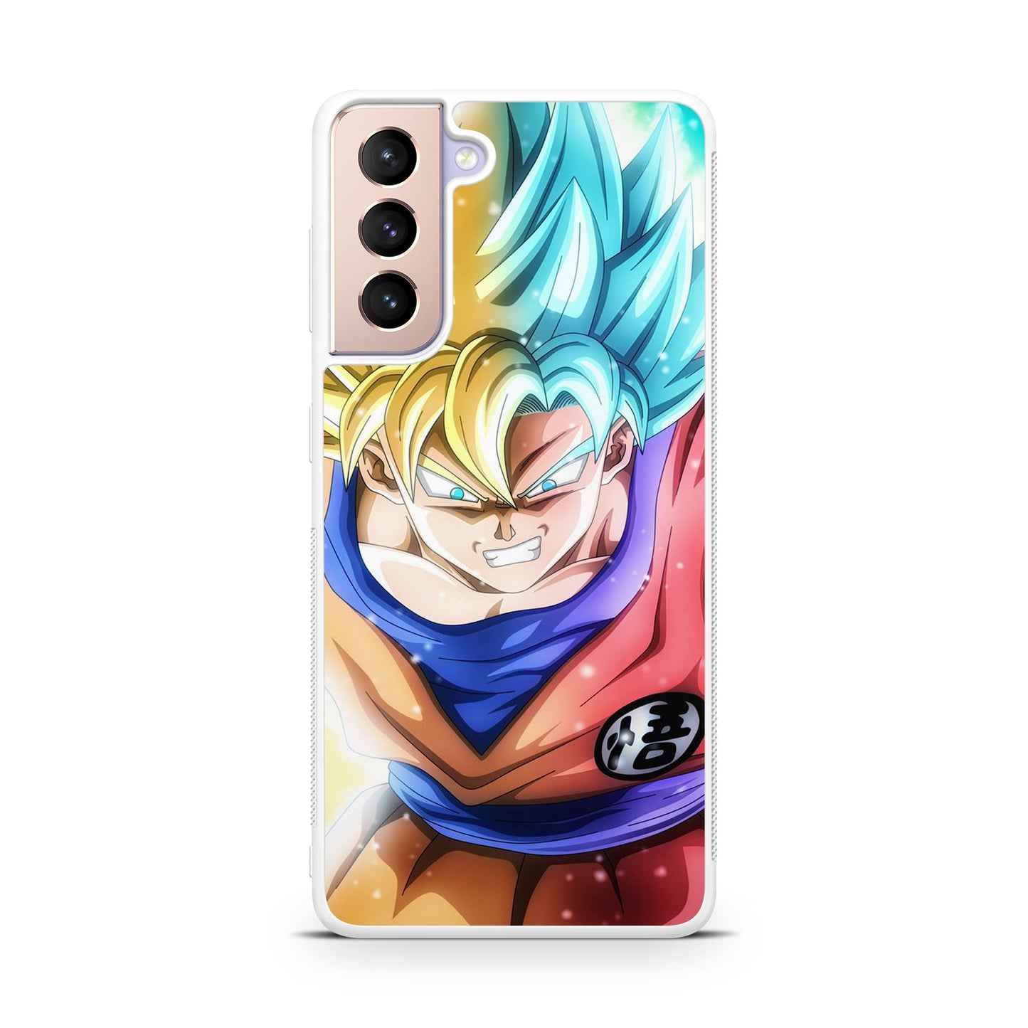 Goku SSJ 1 to SSJ Blue Galaxy S21 / S21 Plus / S21 FE 5G Case