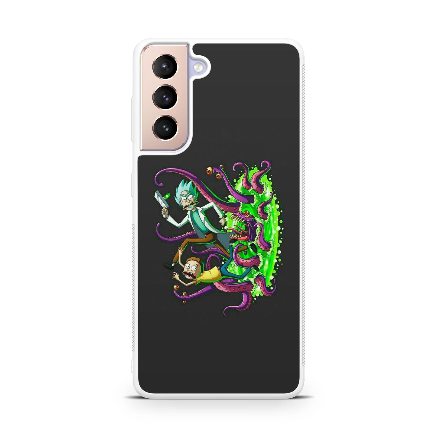 Rick And Morty Pass Through The Portal Galaxy S21 / S21 Plus / S21 FE 5G Case