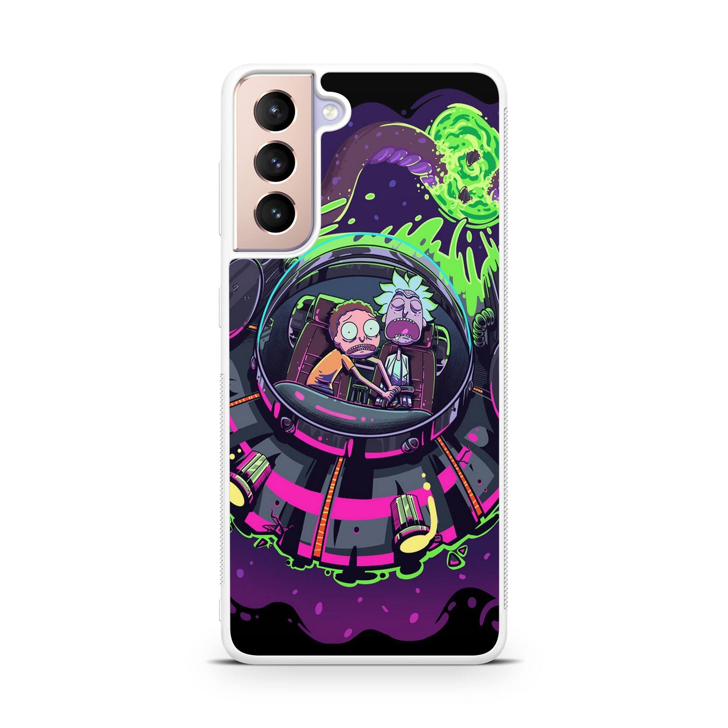 Rick And Morty Spaceship Galaxy S21 / S21 Plus / S21 FE 5G Case