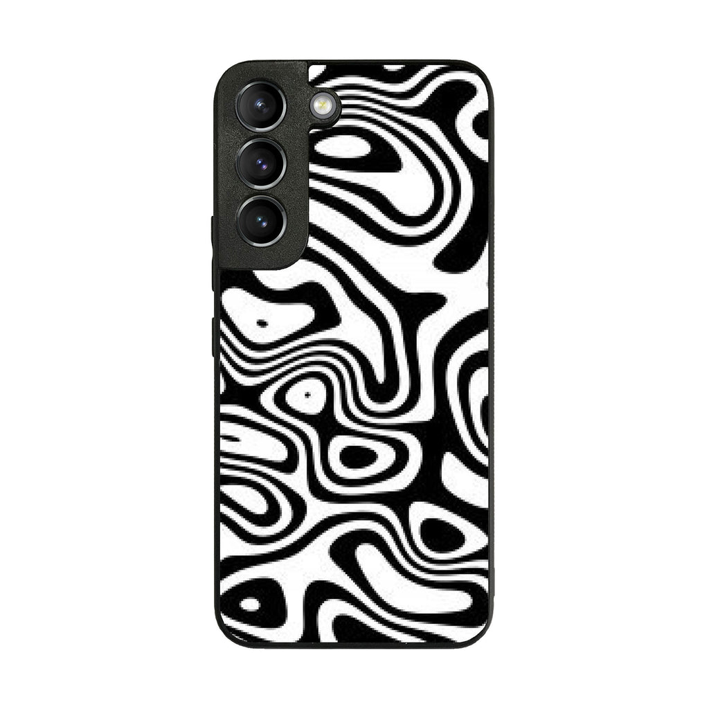 Abstract Black and White Background Galaxy S22 / S22 Plus Case