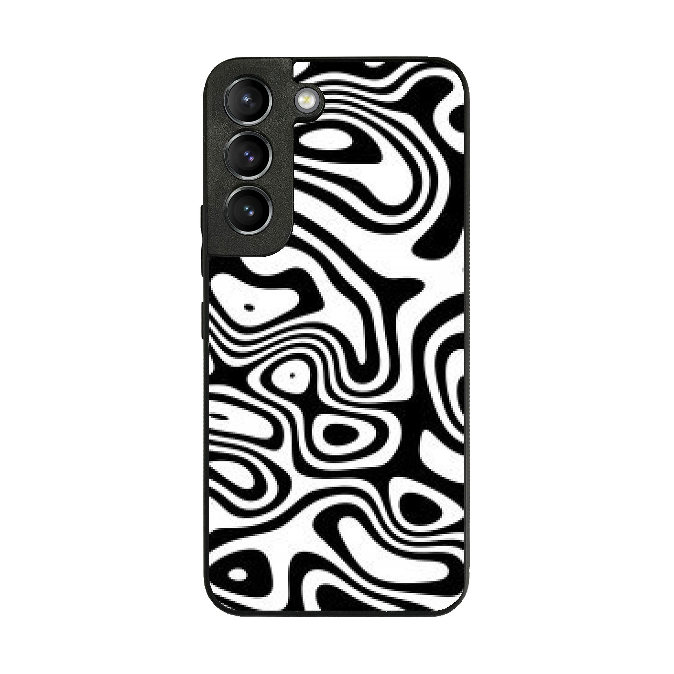 Abstract Black and White Background Galaxy S22 / S22 Plus Case