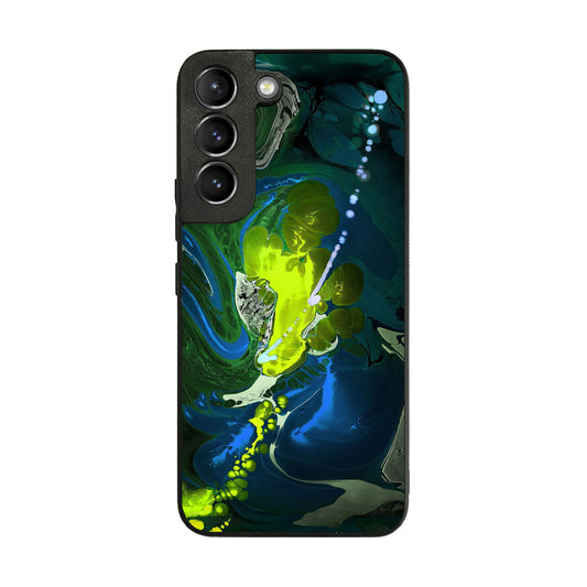 Abstract Green Blue Art Galaxy S22 / S22 Plus Case
