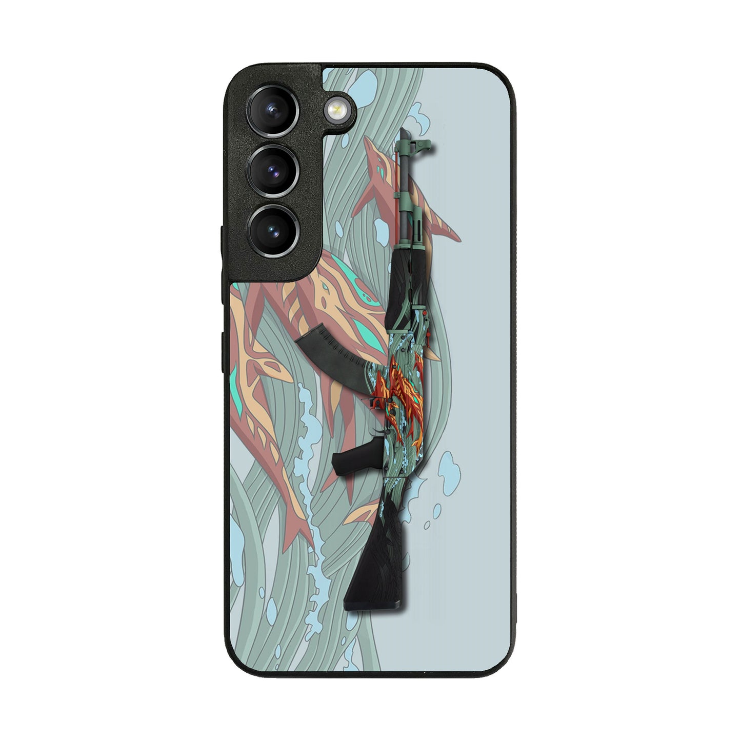 AK-47 Aquamarine Revenge Galaxy S22 / S22 Plus Case