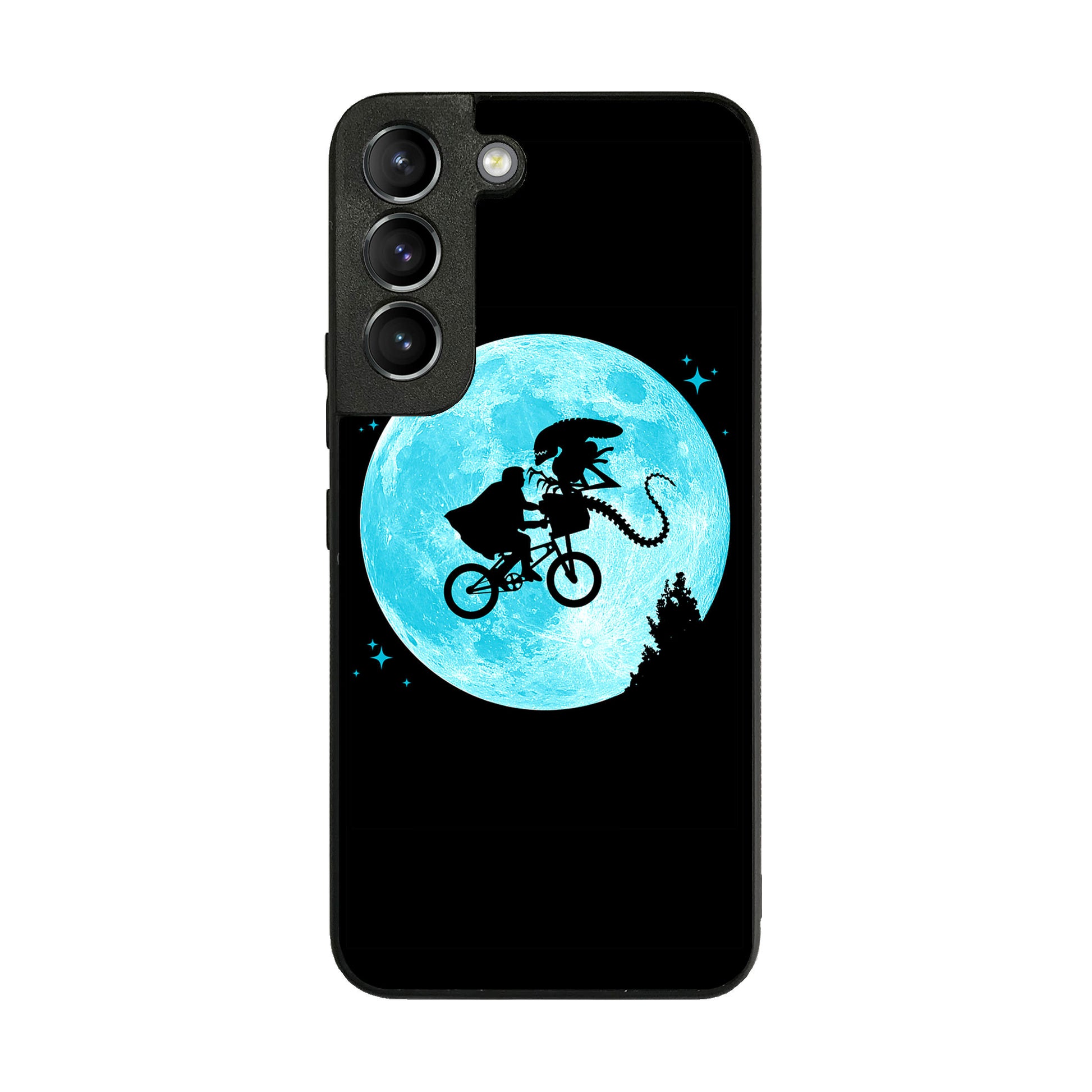 Alien Bike to the Moon Galaxy S22 / S22 Plus Case