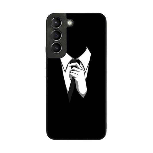 Anonymous Black White Tie Galaxy S22 / S22 Plus Case