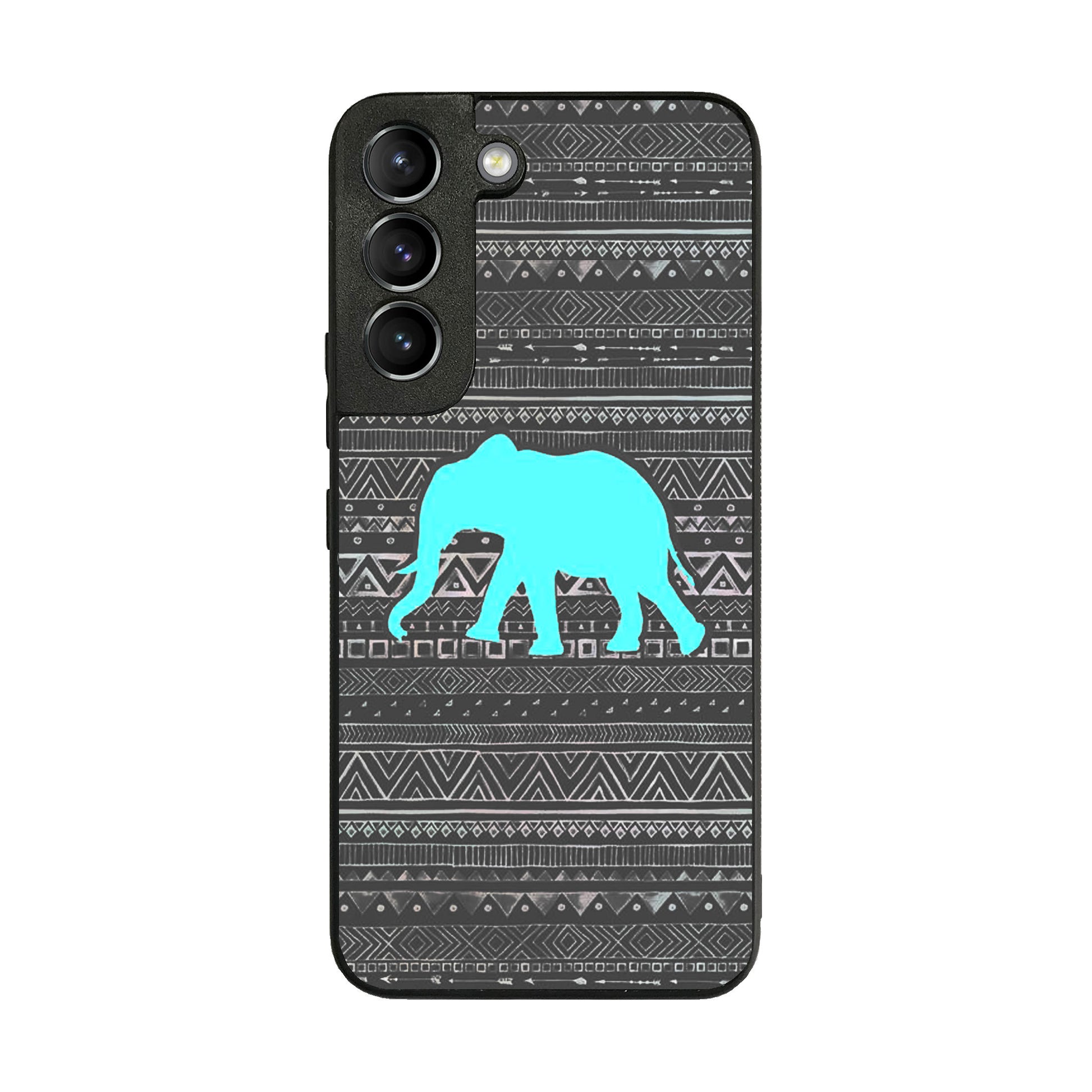 Aztec Elephant Turquoise Galaxy S22 / S22 Plus Case