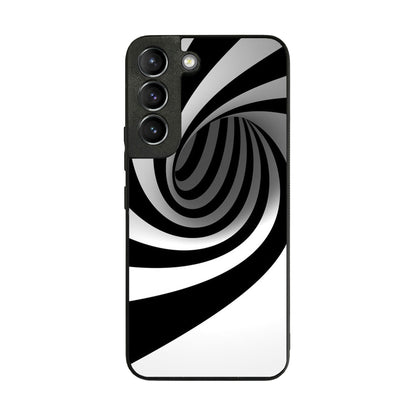 Black and White Twist Galaxy S22 / S22 Plus Case