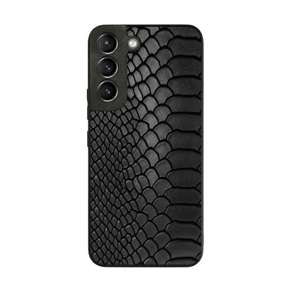 Black Snake Skin Texture Galaxy S22 / S22 Plus Case